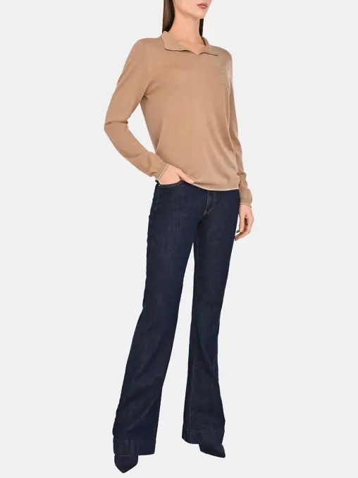 Поло из кашемира и шелка LORENA ANTONIAZZI