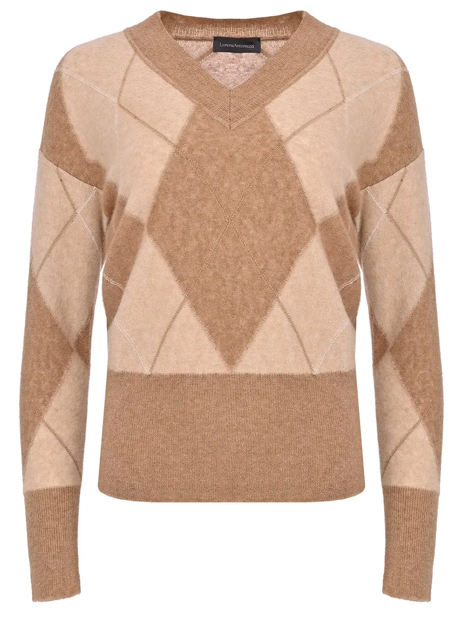 Пуловер шерстяной