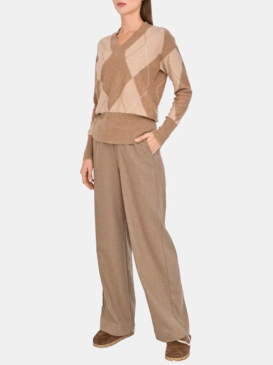 Пуловер шерстяной