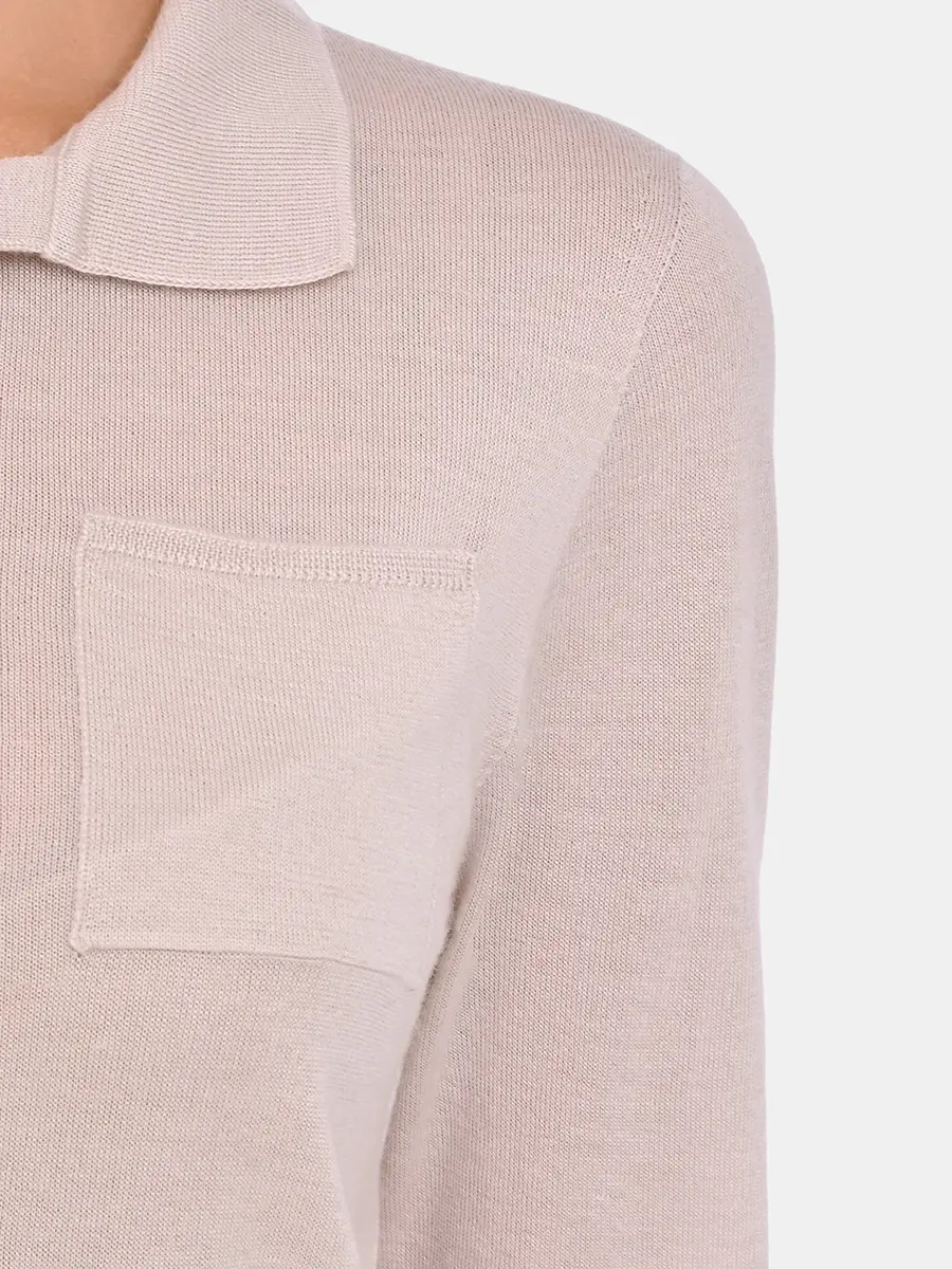 Поло из кашемира и шелка