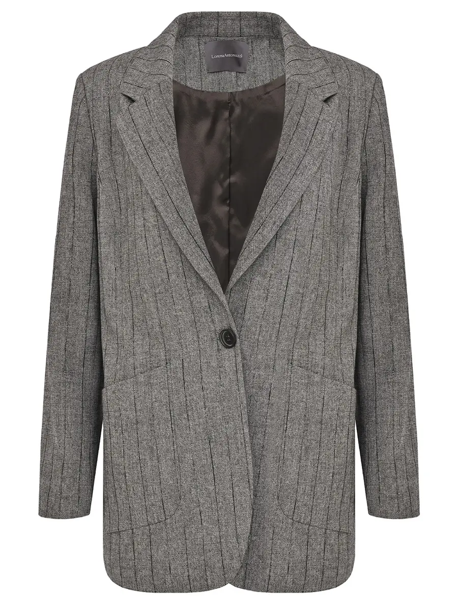 Пиджак из шерсти и вискозы