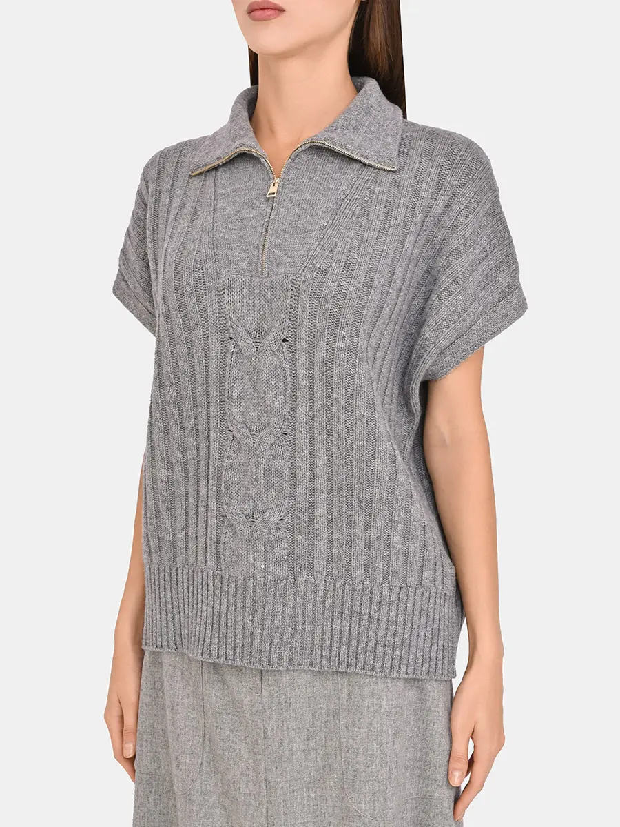 Жилет шерстяной