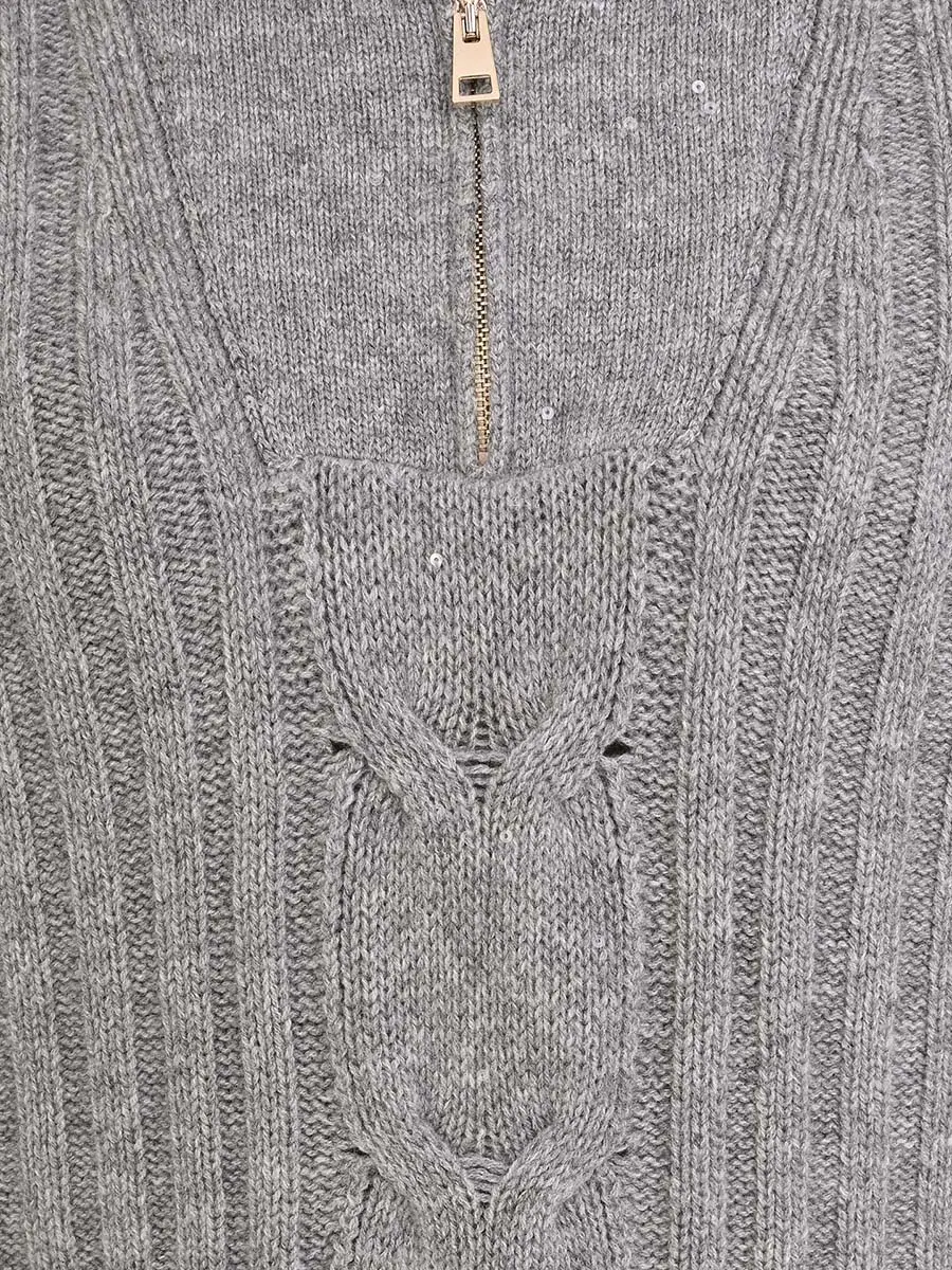 Жилет шерстяной