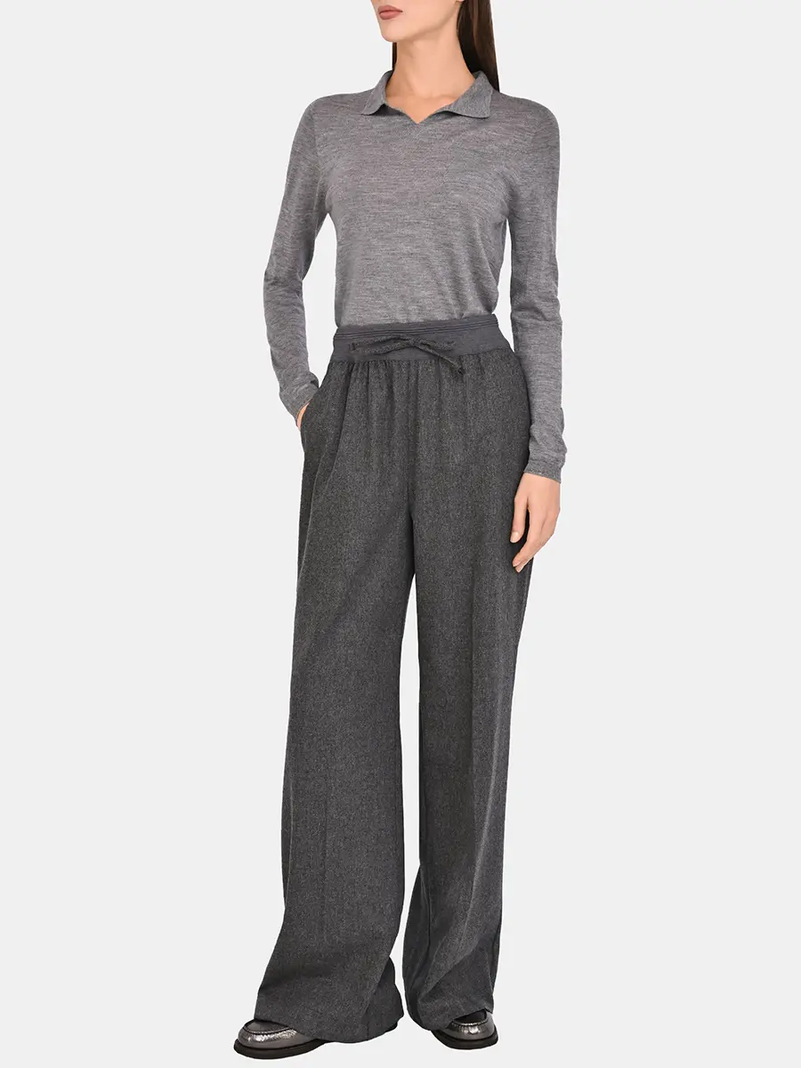 Поло из кашемира и шелка