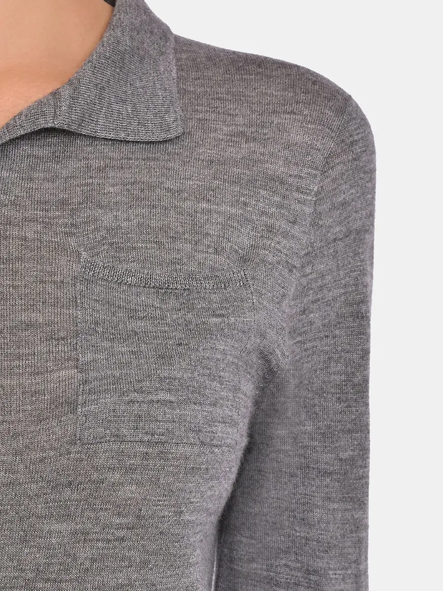 Поло из кашемира и шелка