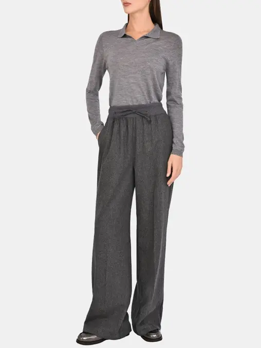 Поло из кашемира и шелка LORENA ANTONIAZZI