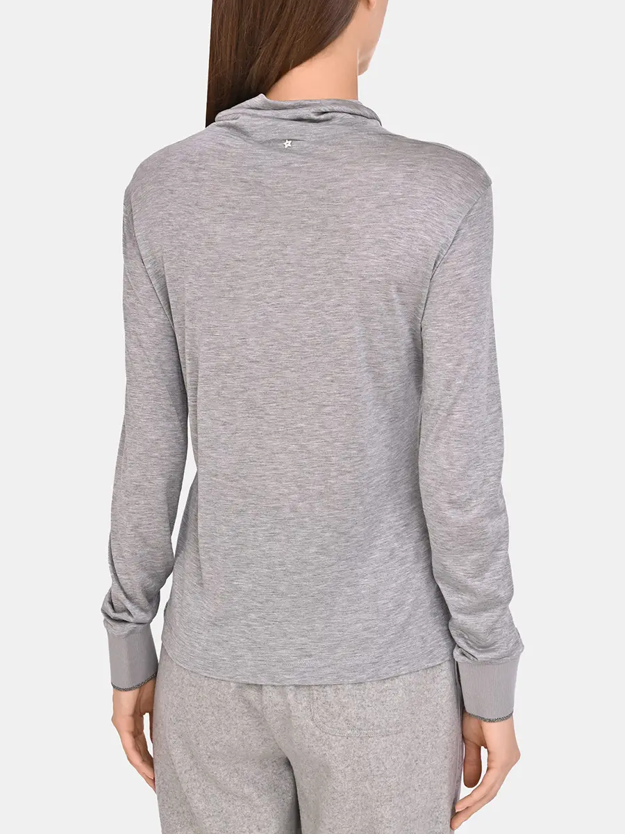 Джемпер из вискозы и шелка