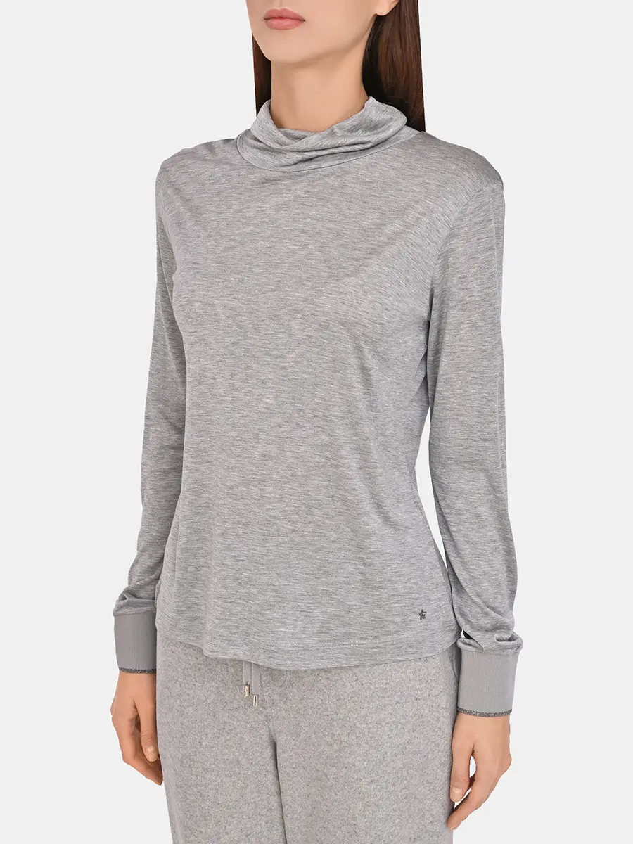 Джемпер из вискозы и шелка