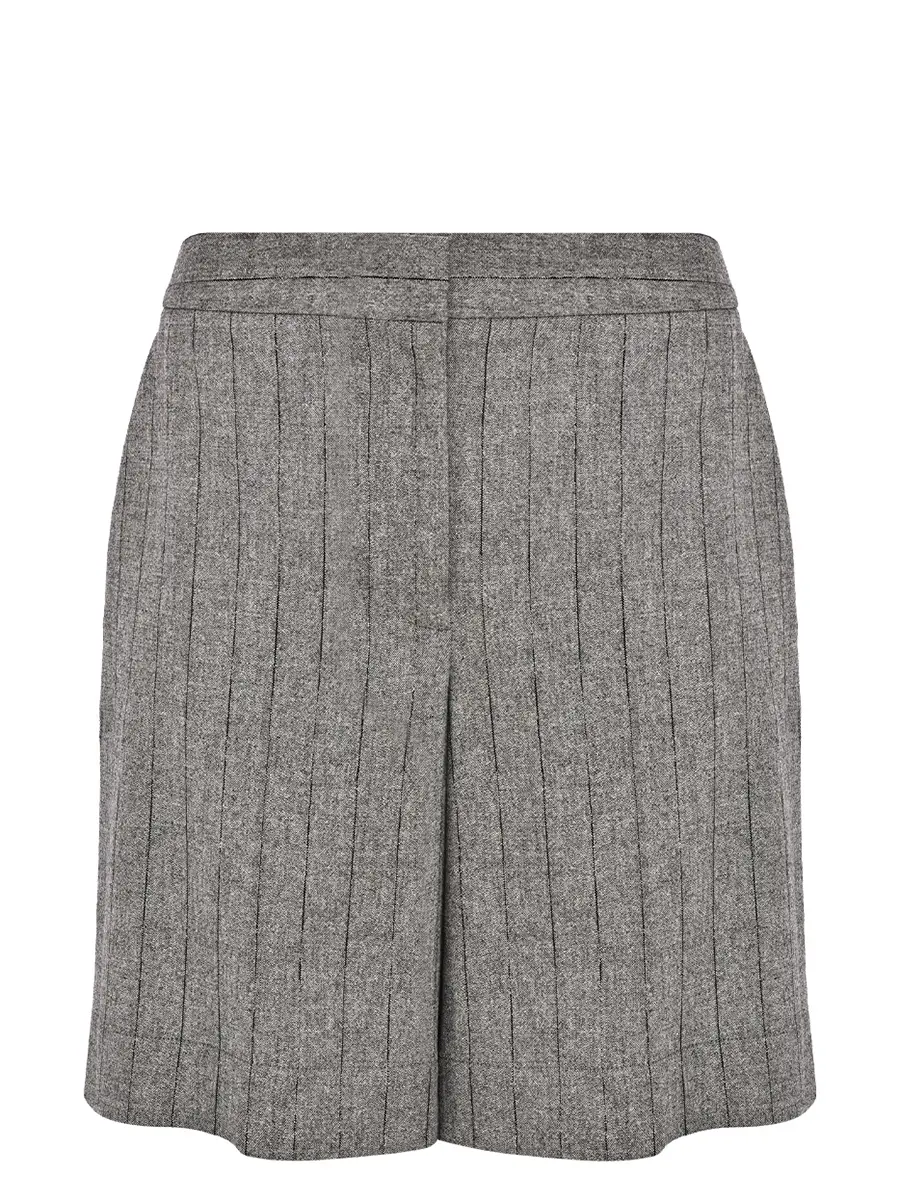 Бермуды из шерсти и вискозы