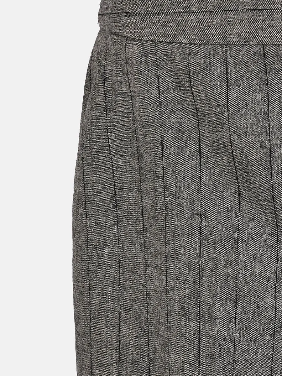 Бермуды из шерсти и вискозы