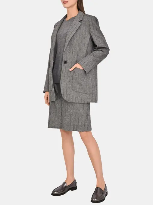 Бермуды из шерсти и вискозы LORENA ANTONIAZZI