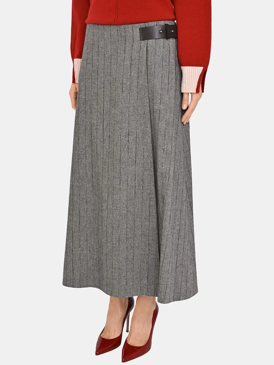 Юбка в полоску