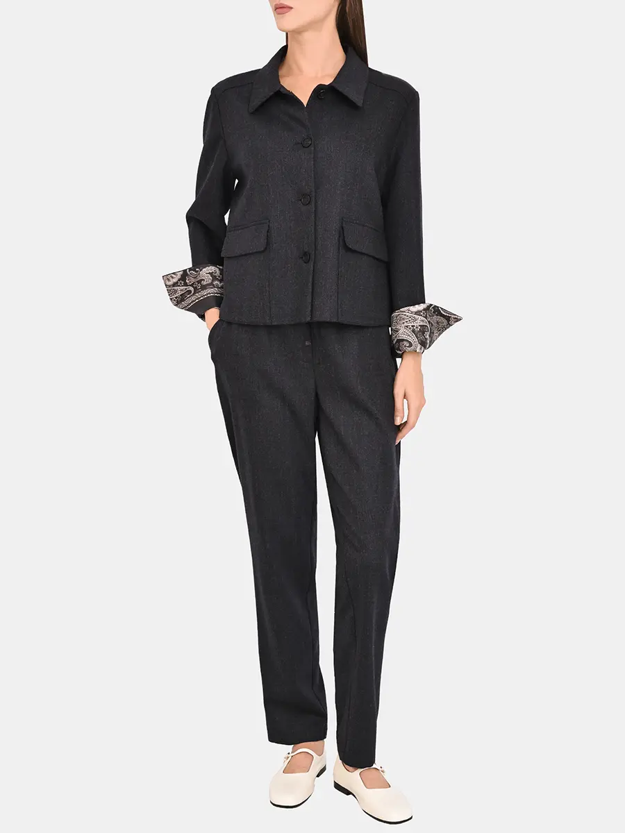 Жакет шерстяной