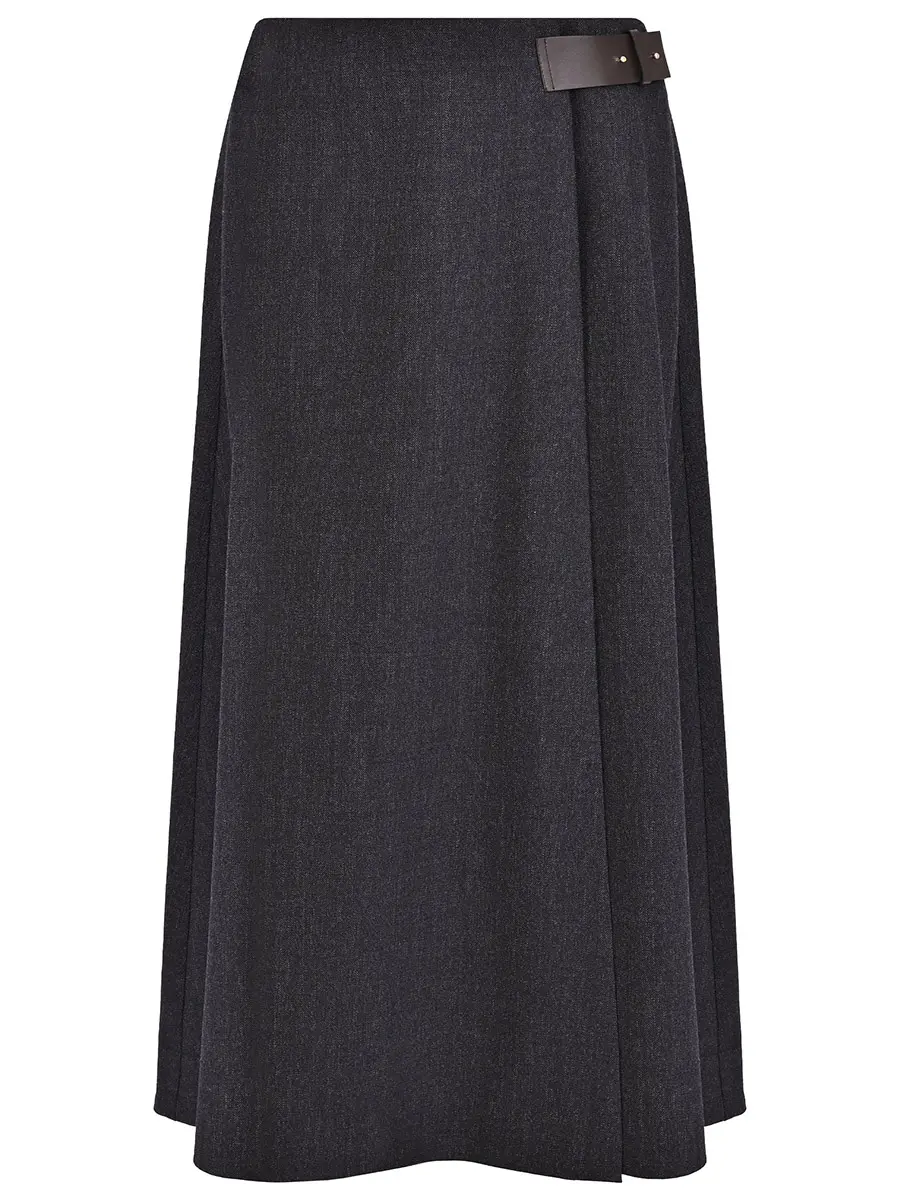 Юбка шерстяная