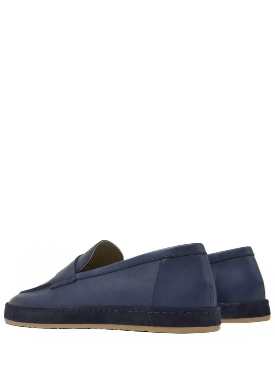 Мокасины кожаные