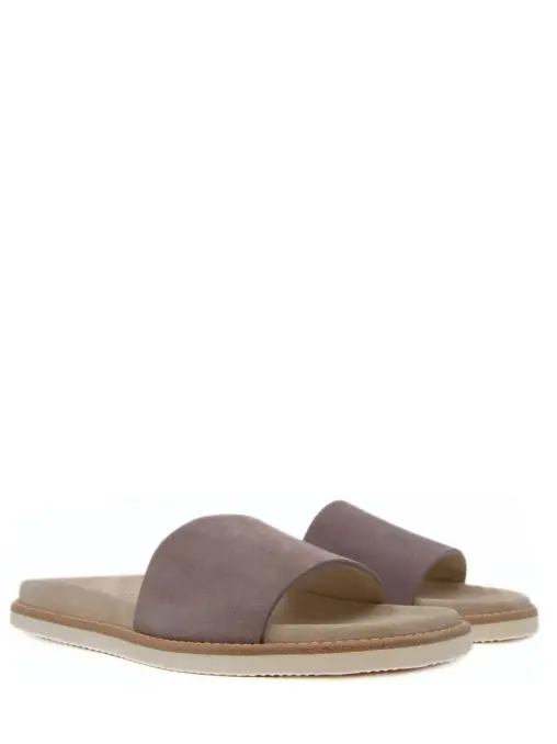 Шлепанцы замшевые BRUNELLO CUCINELLI