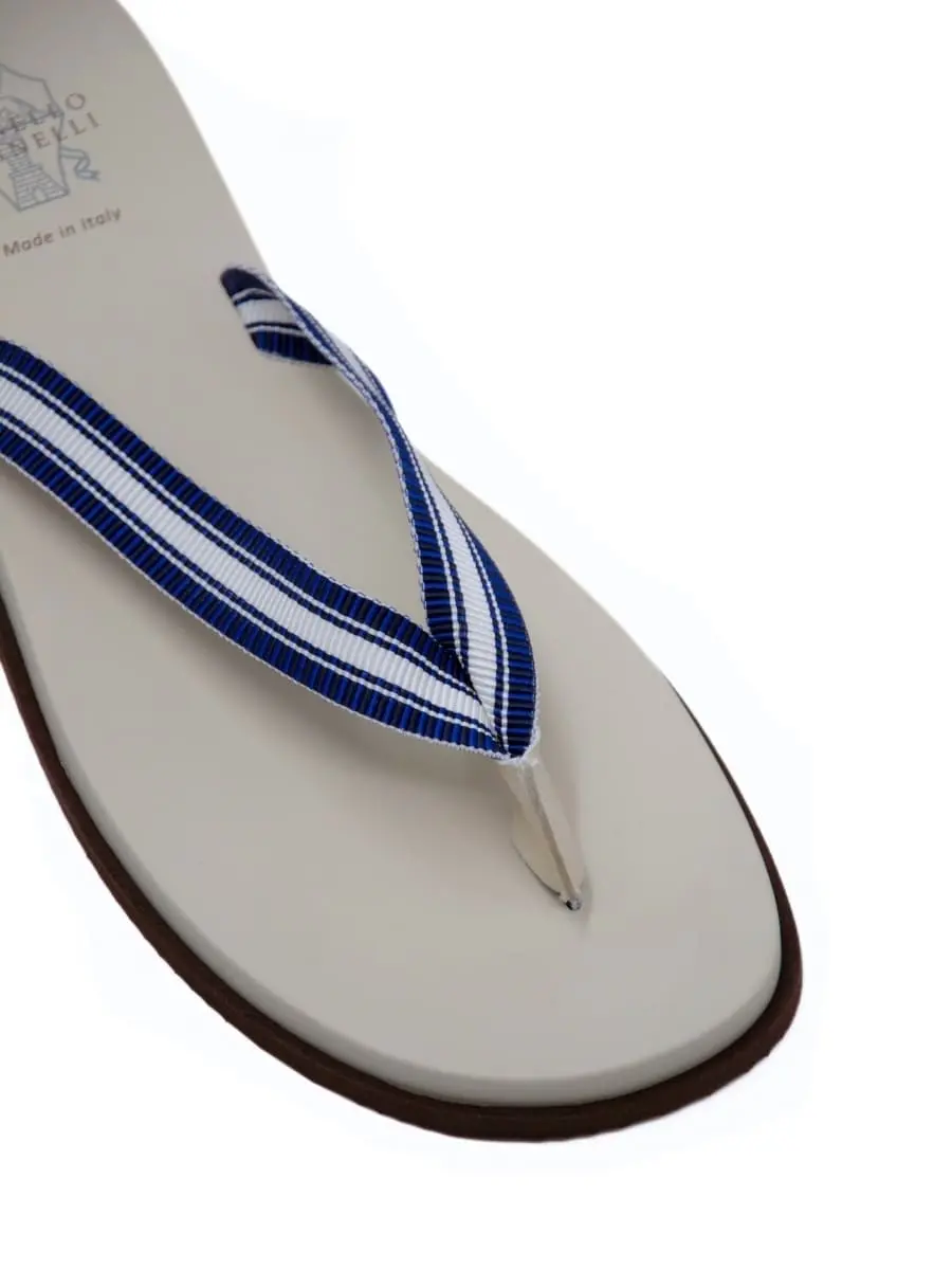 Шлепанцы в полоску