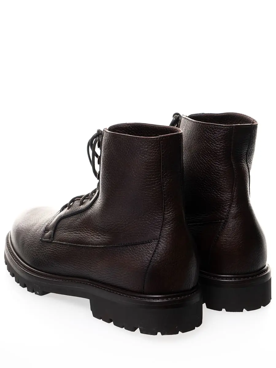 Ботинки кожаные