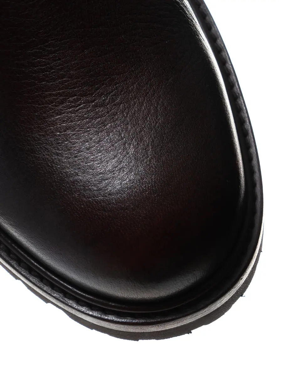 Ботинки кожаные