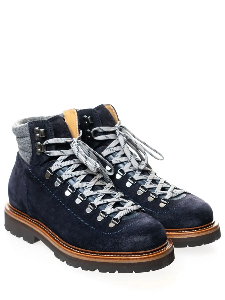 Ботинки замшевые