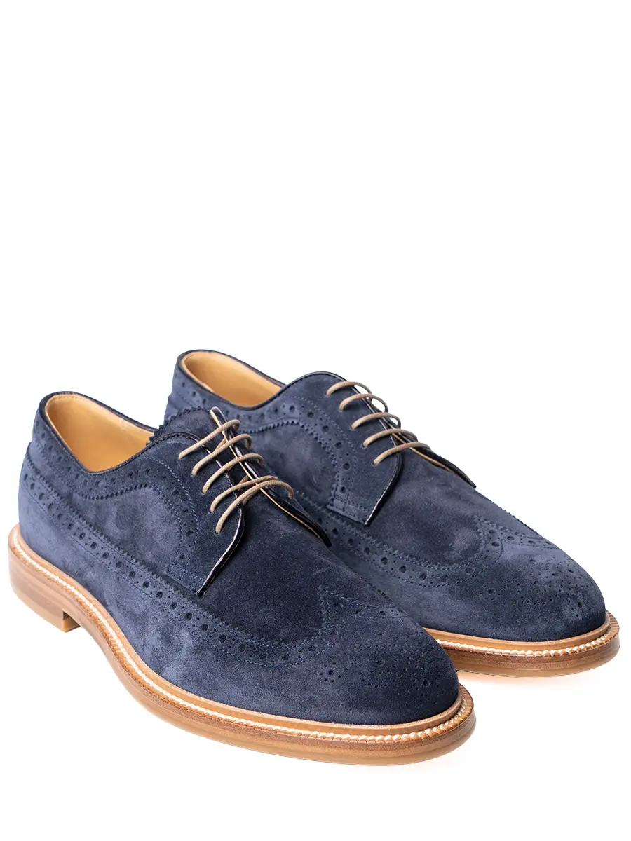 Броги замшевые