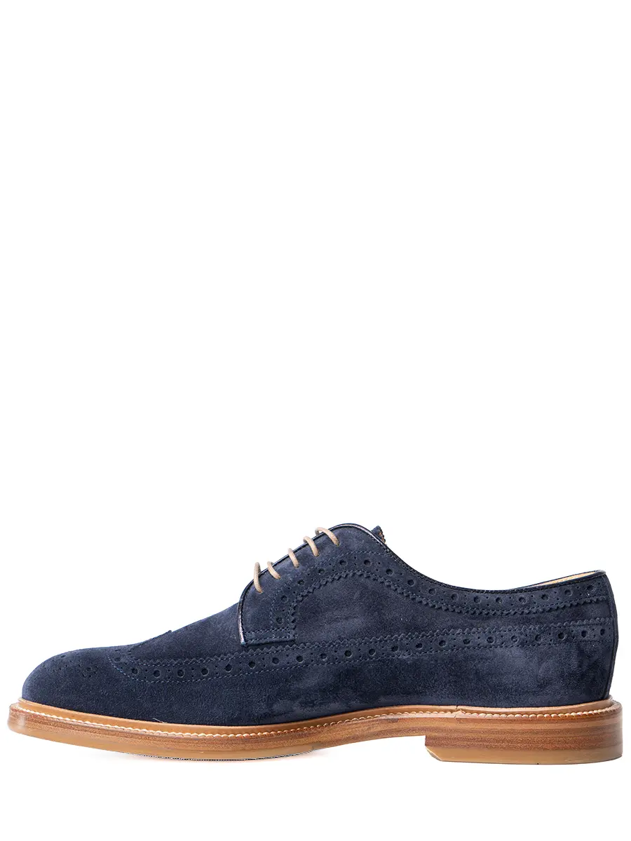 Броги замшевые