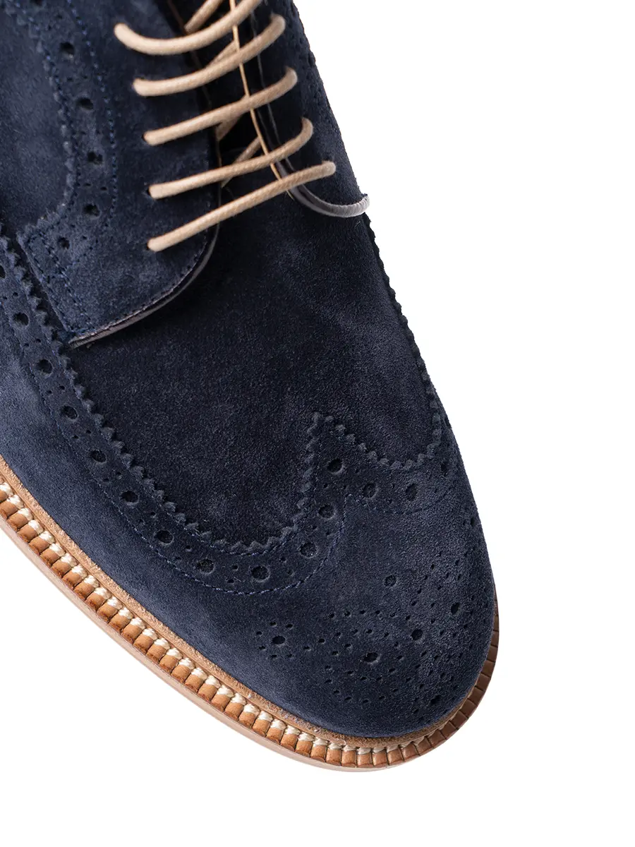 Броги замшевые