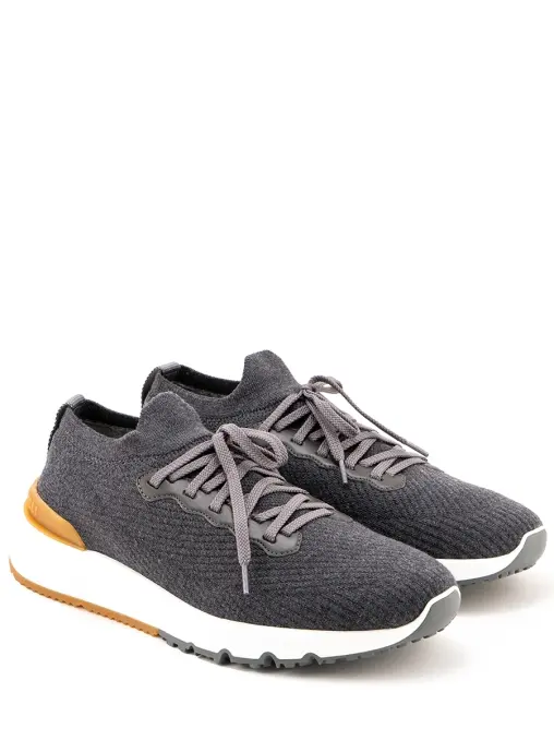 Кроссовки текстильные BRUNELLO CUCINELLI