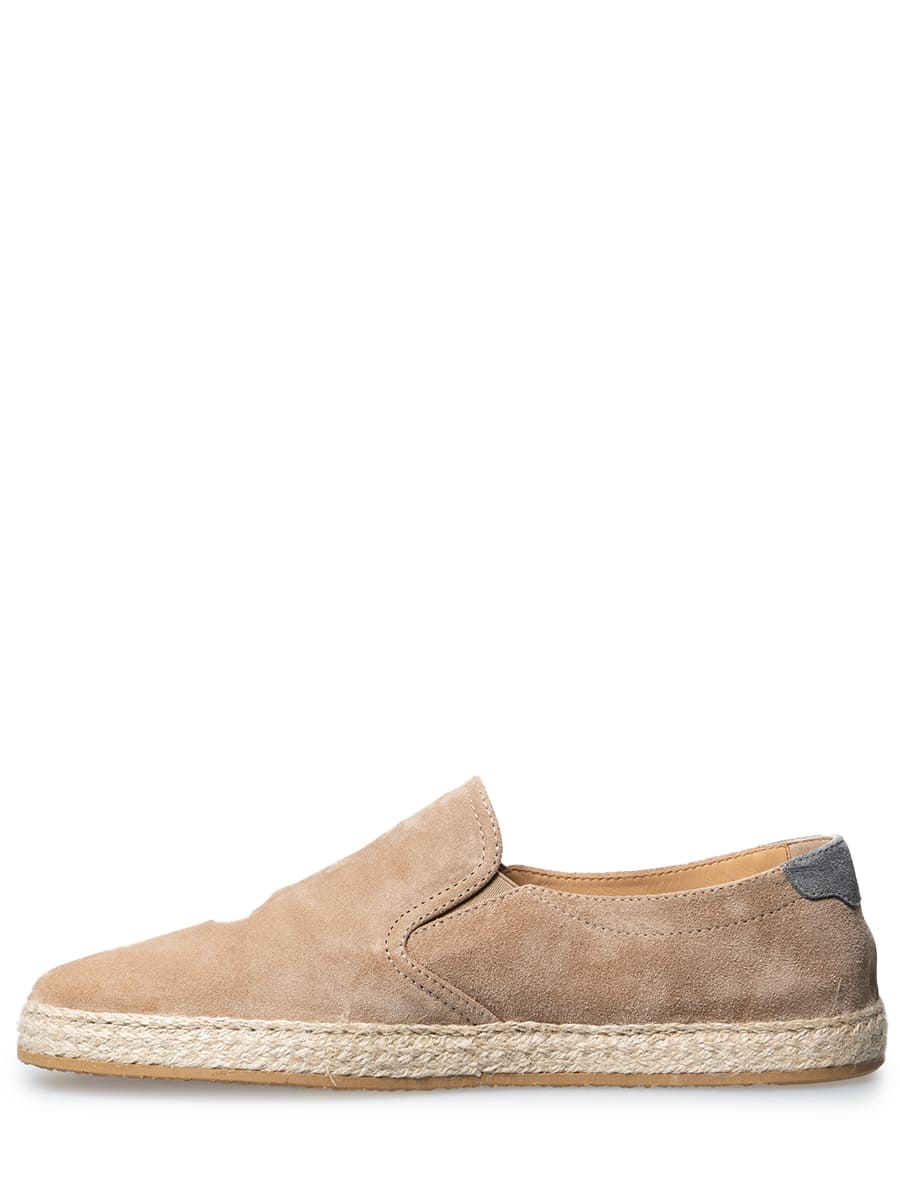 Эспадрильи замшевые