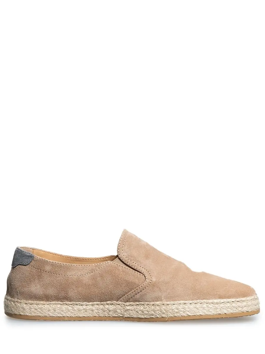 Эспадрильи замшевые
