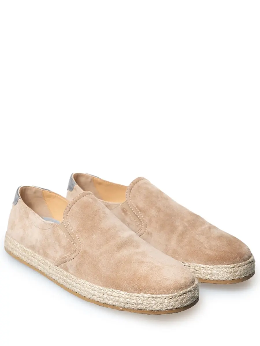 Эспадрильи замшевые