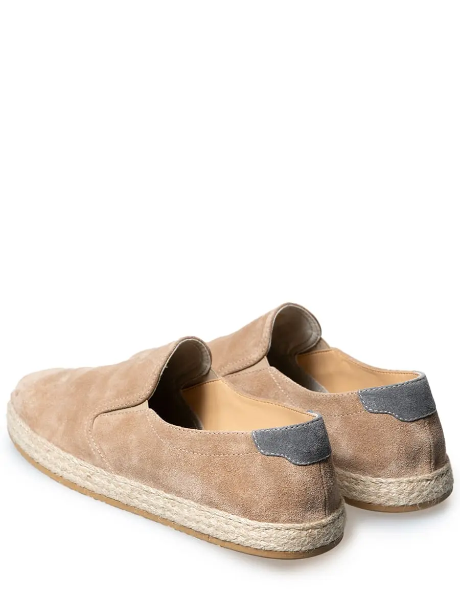 Эспадрильи замшевые