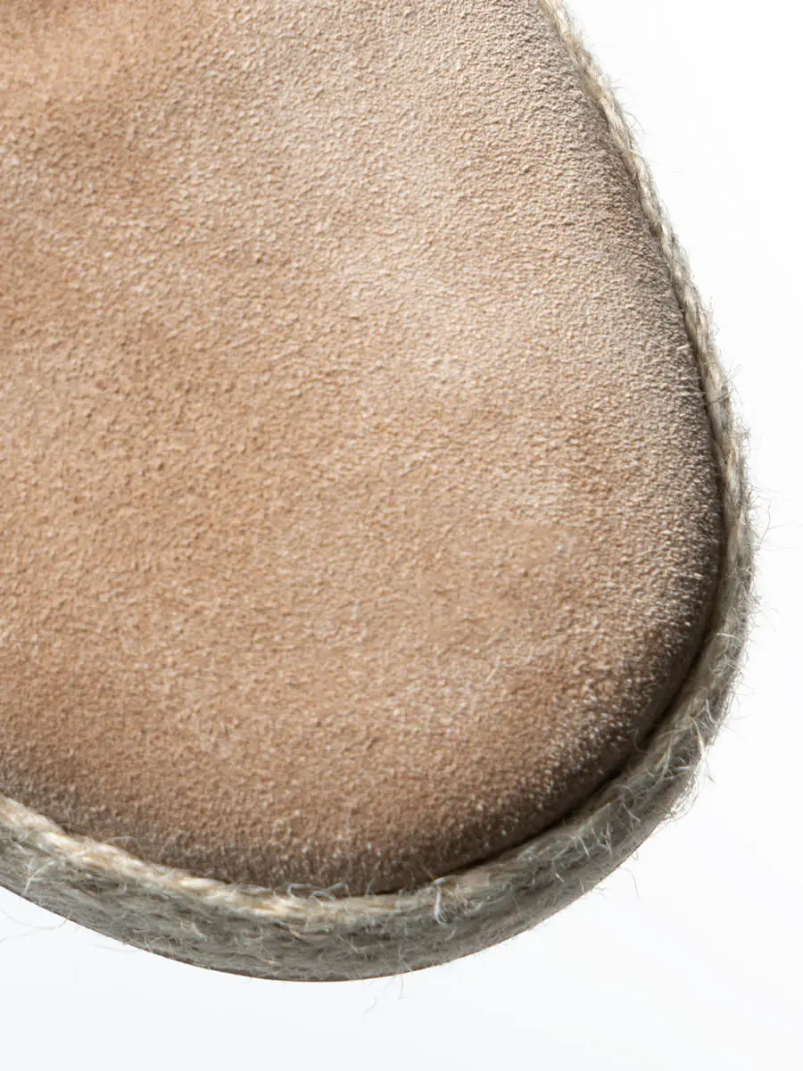 Эспадрильи замшевые