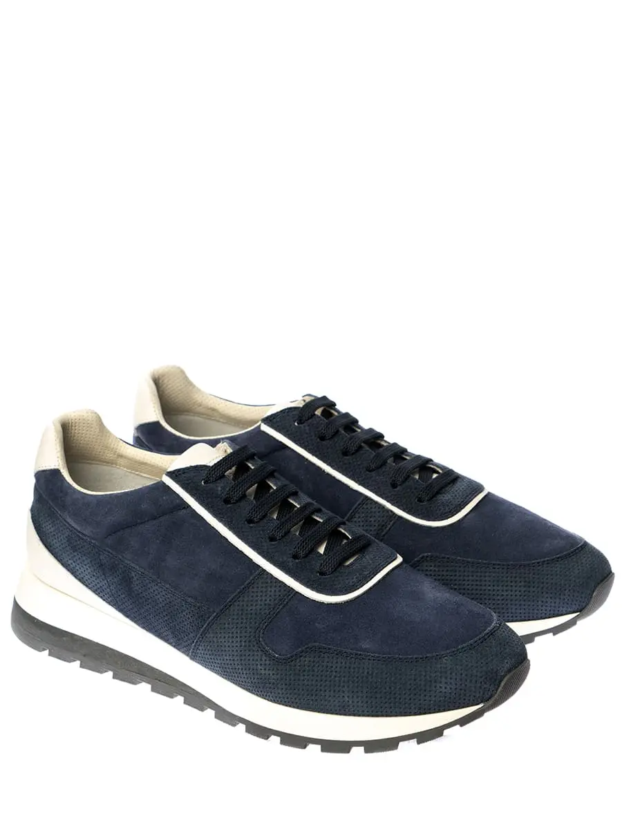 Кроссовки замшевые