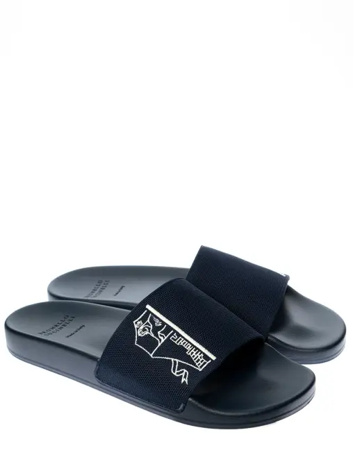 Шлепанцы однотонные BRUNELLO CUCINELLI