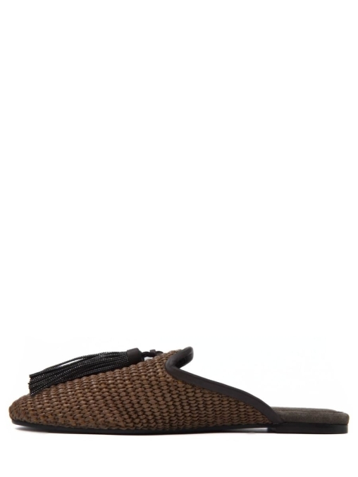 Мюли текстильные BRUNELLO CUCINELLI