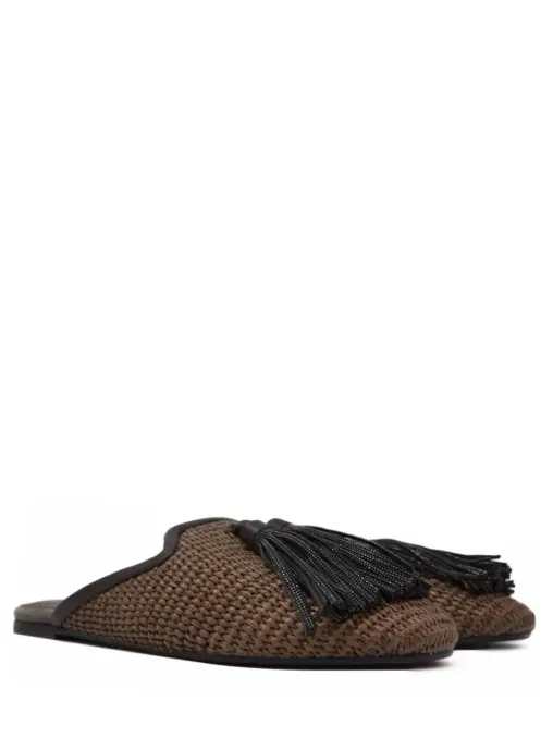 Мюли текстильные BRUNELLO CUCINELLI