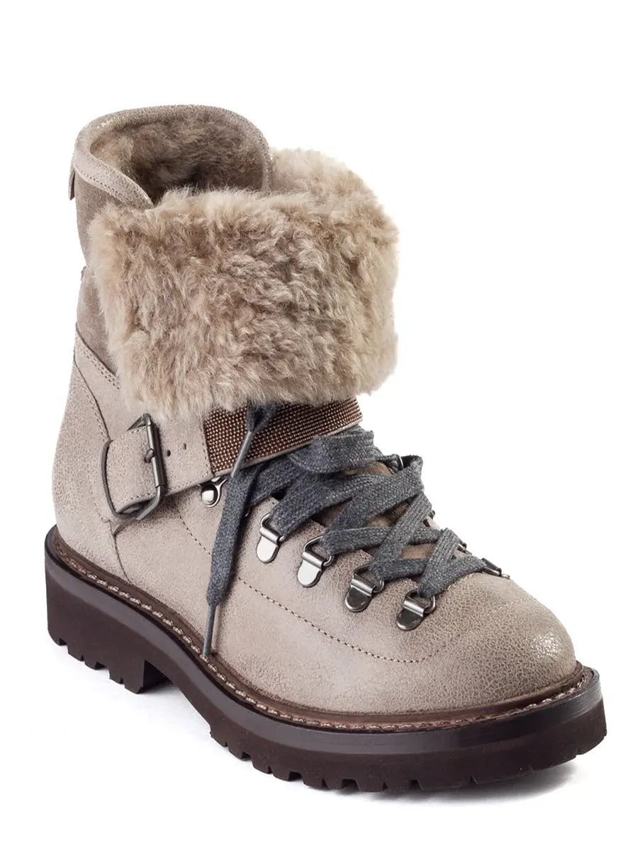 Ботинки кожаные