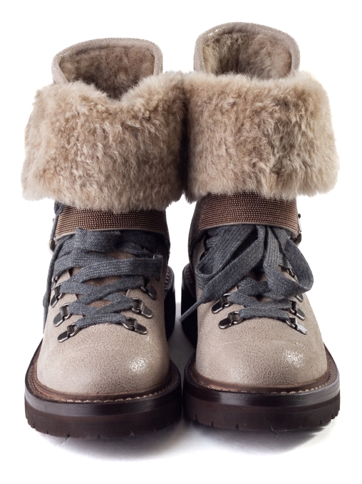 Ботинки кожаные BRUNELLO CUCINELLI