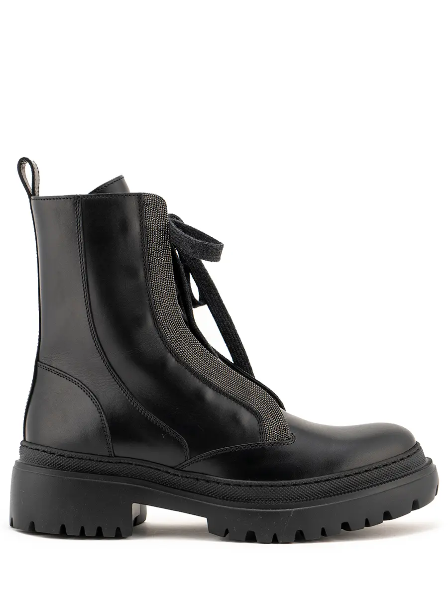 Ботинки кожаные