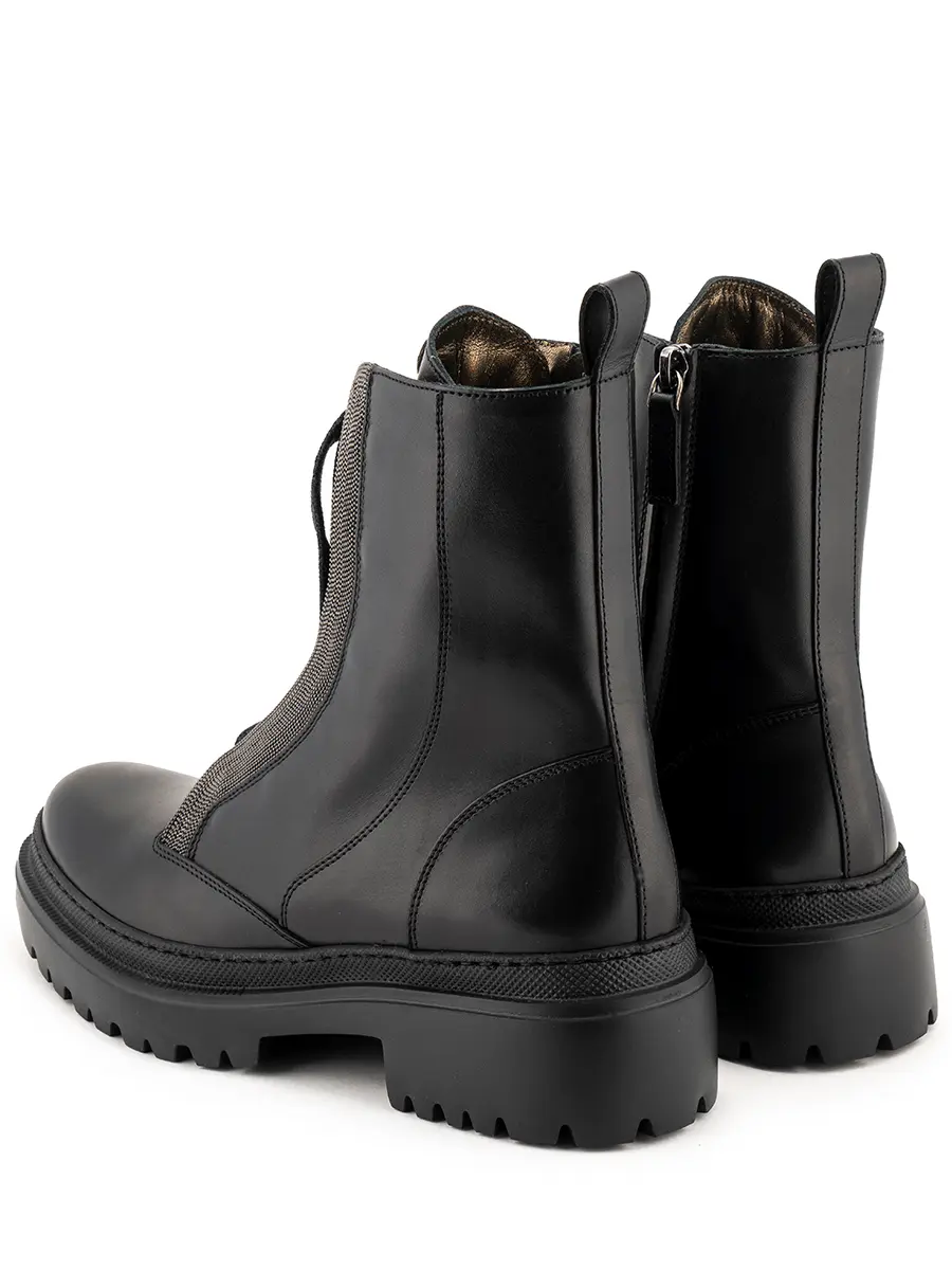 Ботинки кожаные