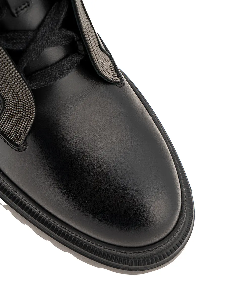 Ботинки кожаные