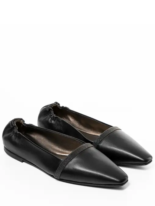 Балетки кожаные BRUNELLO CUCINELLI