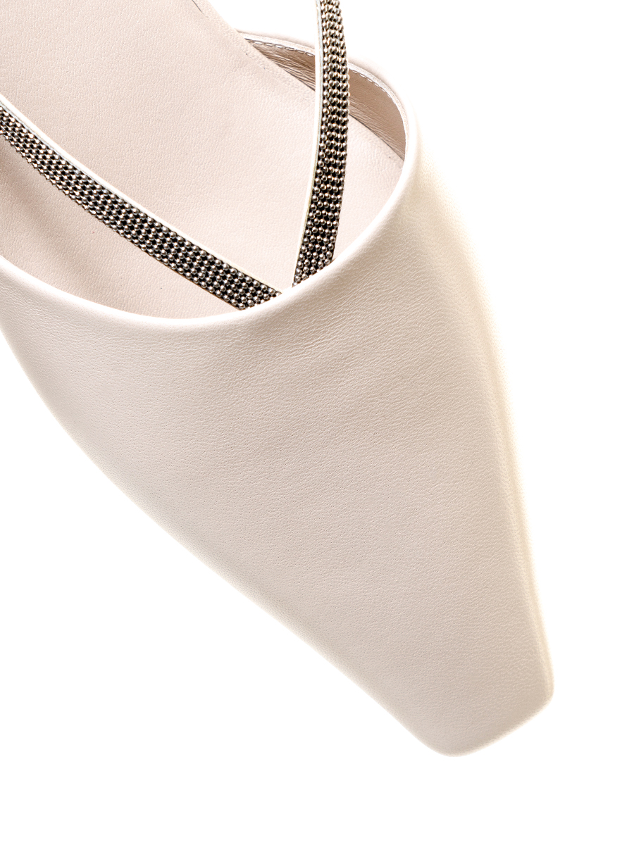 Мюли кожаные