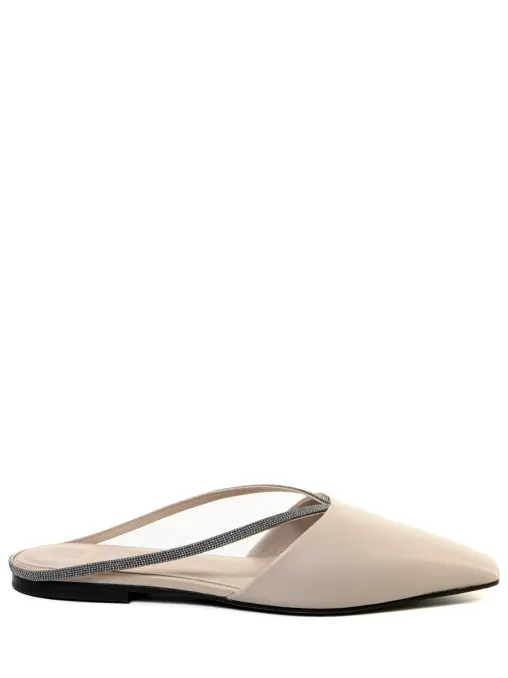 Мюли кожаные BRUNELLO CUCINELLI