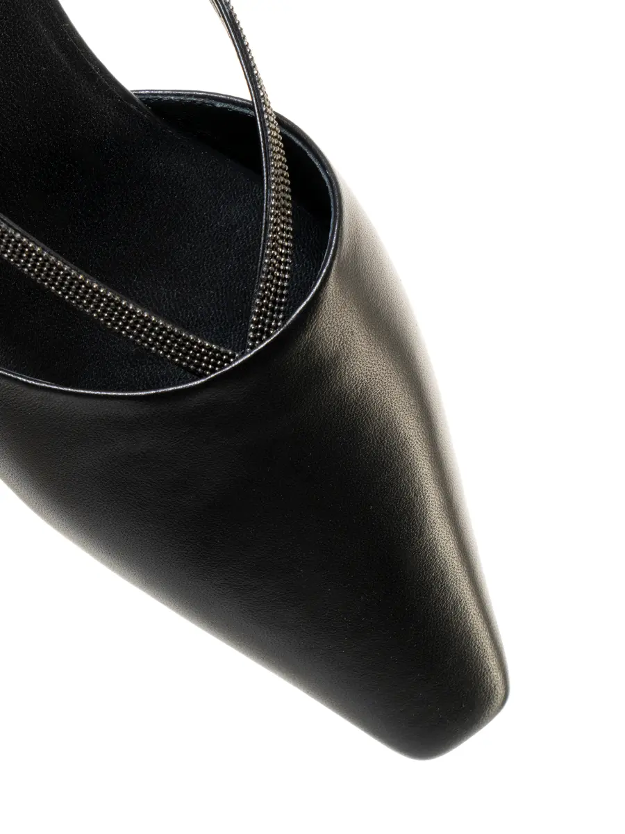 Мюли кожаные