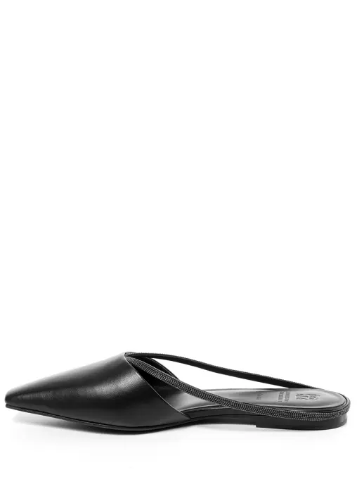Мюли кожаные BRUNELLO CUCINELLI