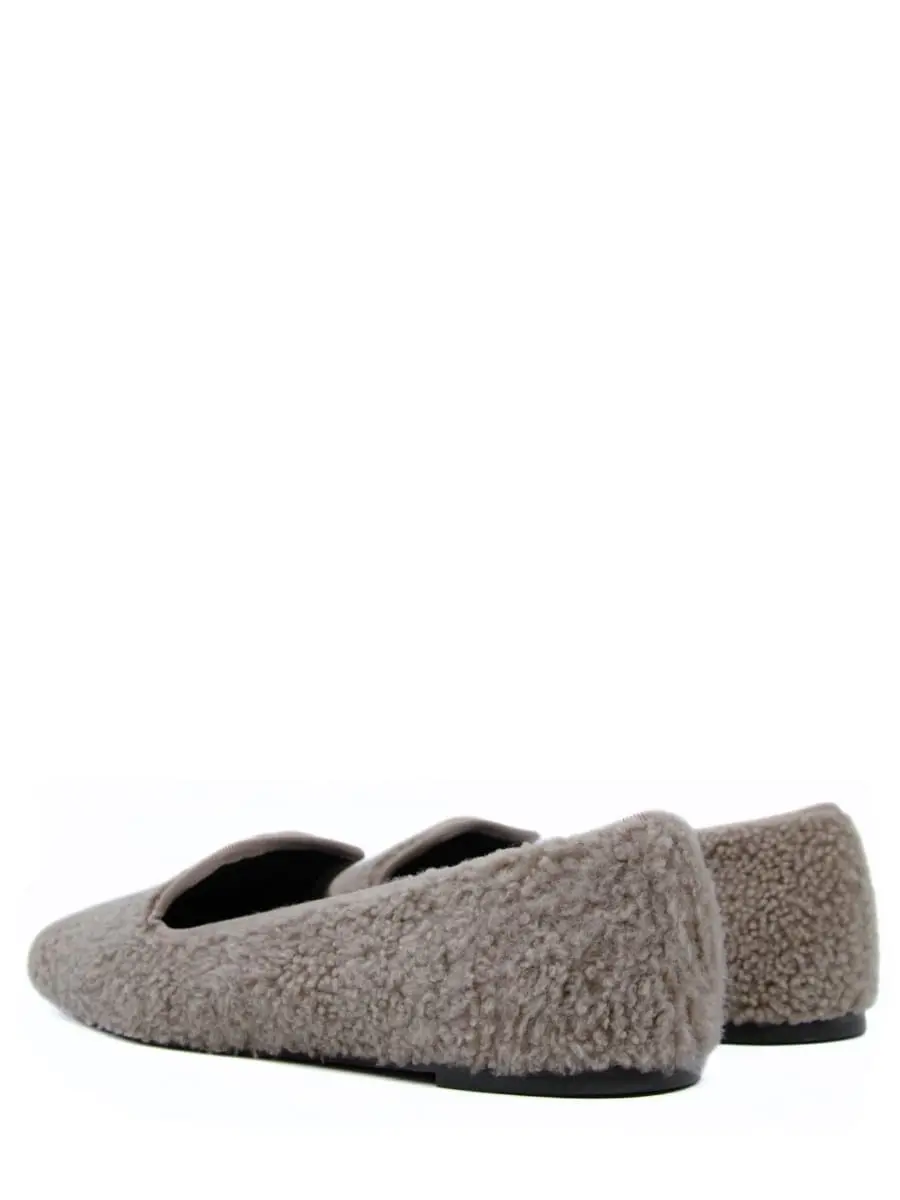 Лоферы меховые