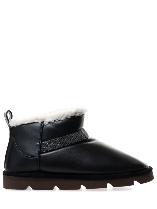 Угги кожаные BRUNELLO CUCINELLI