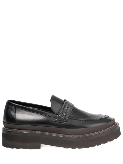 Лоферы кожаные BRUNELLO CUCINELLI